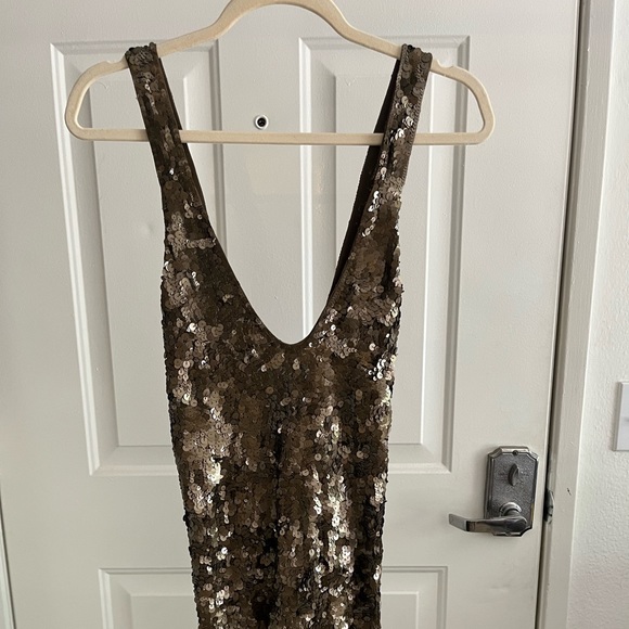 French Connection Sequined Mini - Size 10 - Picture 3 of 5